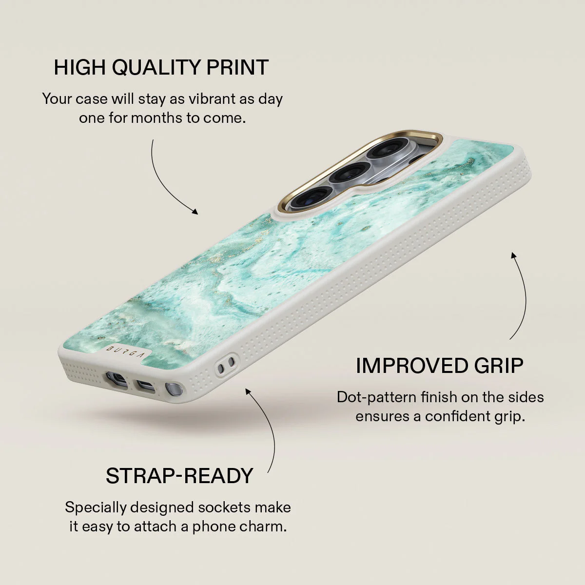 Uluwatu Waves - Teal Samsung Galaxy S26 Ultra Case - Image 30