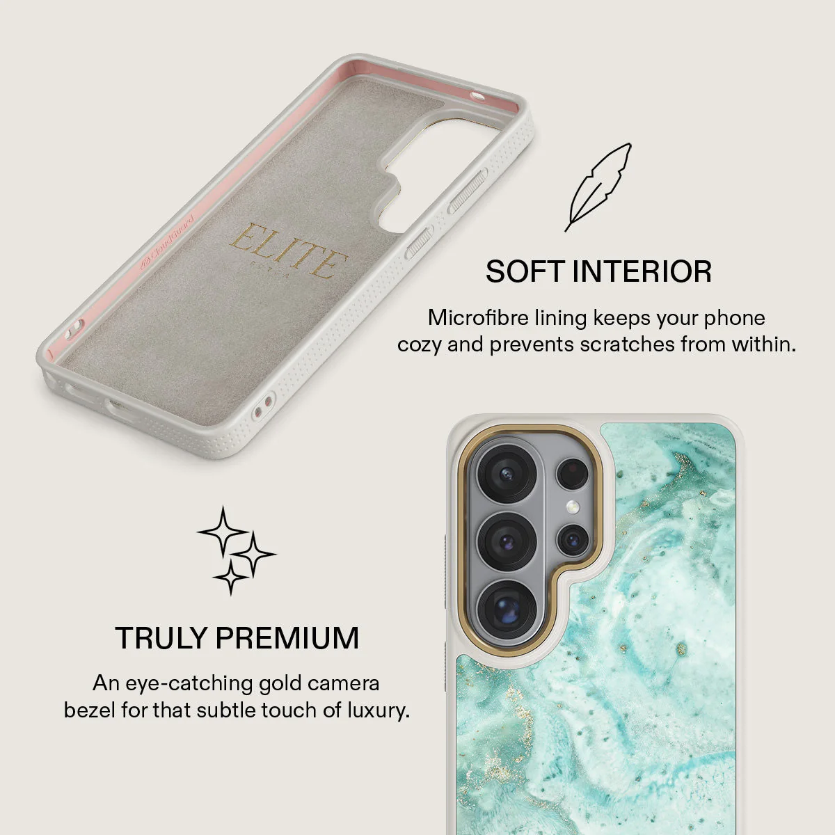 Uluwatu Waves - Teal Samsung Galaxy S26 Ultra Case - Image 31