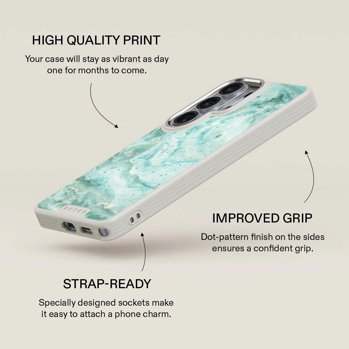 Uluwatu Waves - Teal Samsung Galaxy S26 Ultra Case - Image 37