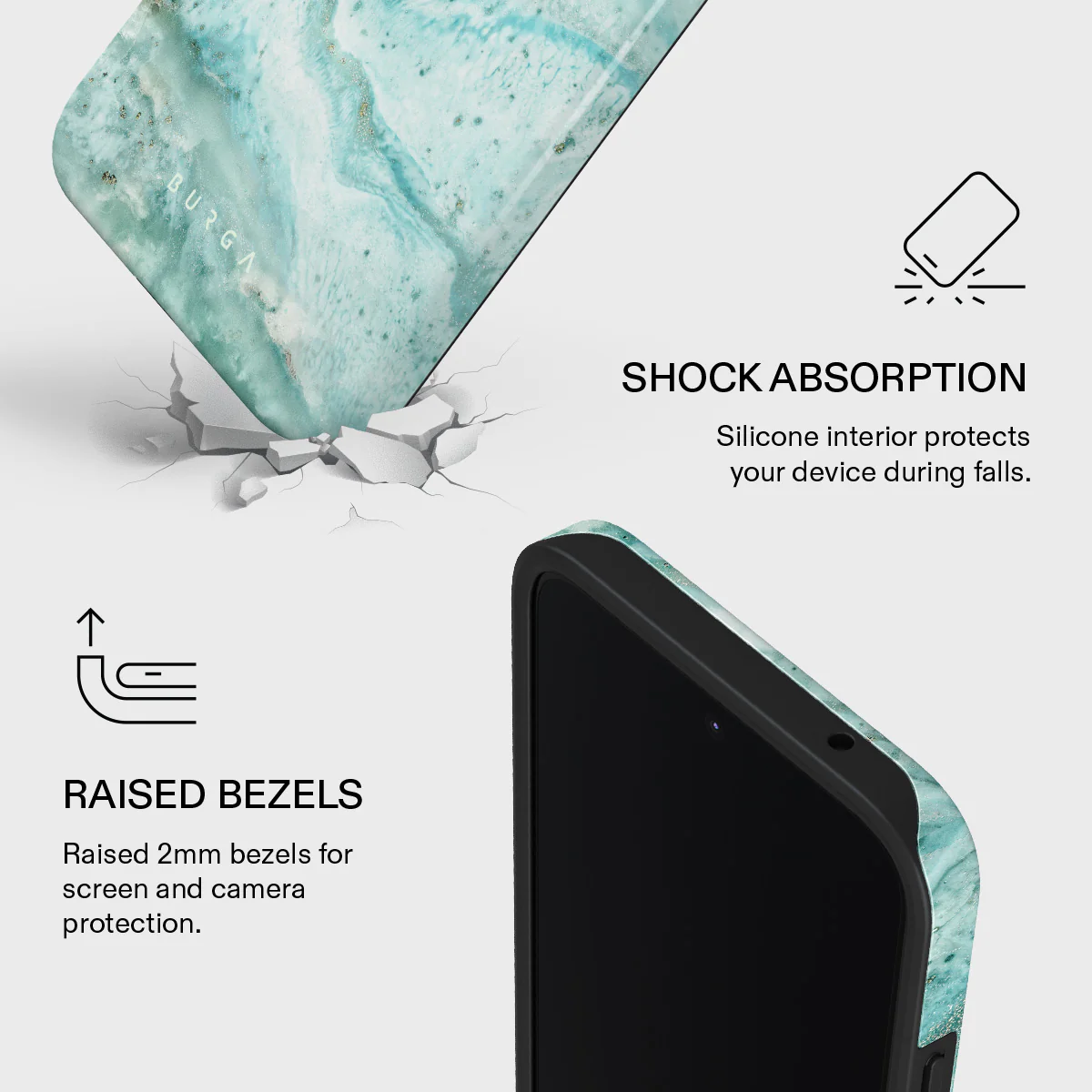 Uluwatu Waves - Teal Xiaomi 15T Case - Image 4