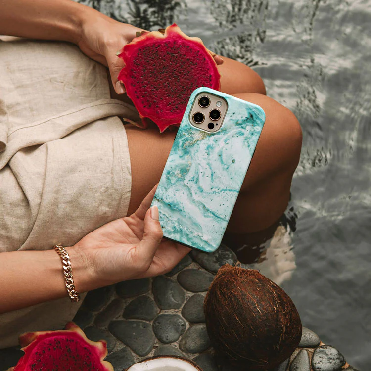 Uluwatu Waves - Teal Xiaomi 15T Case - Image 6