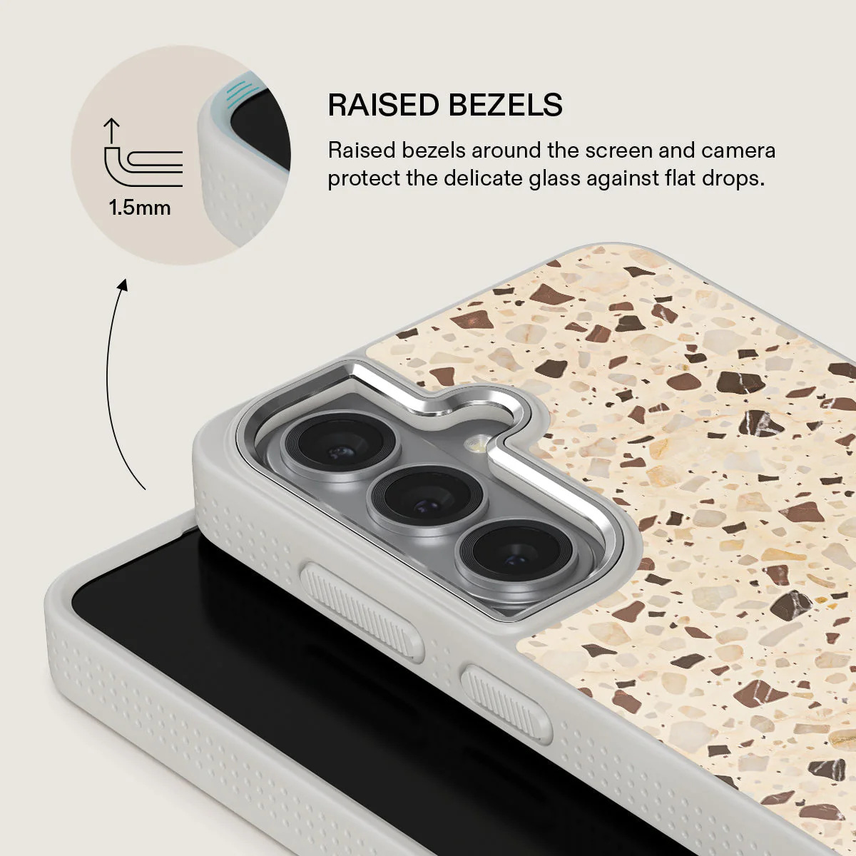 Distant Noise - Terazzo Samsung Galaxy S26 Case - Image 36