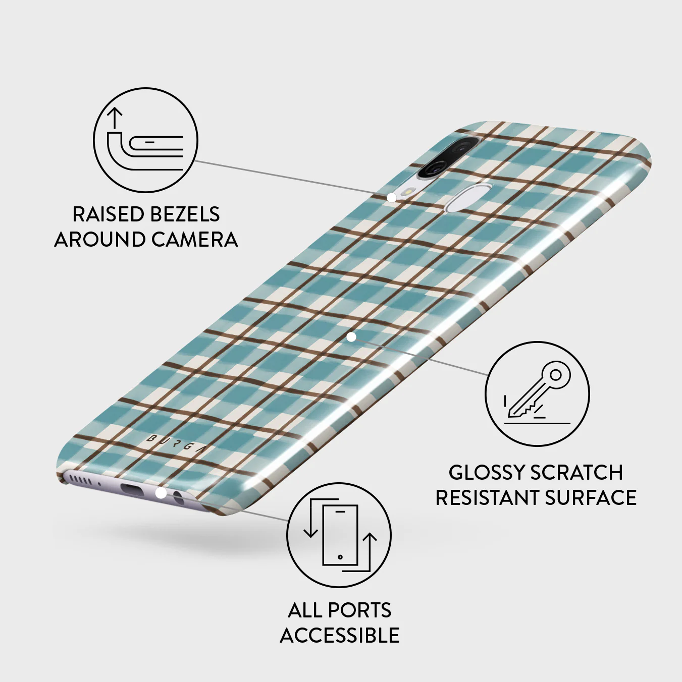 The Cottage - Samsung Galaxy A40 Case - Image 3
