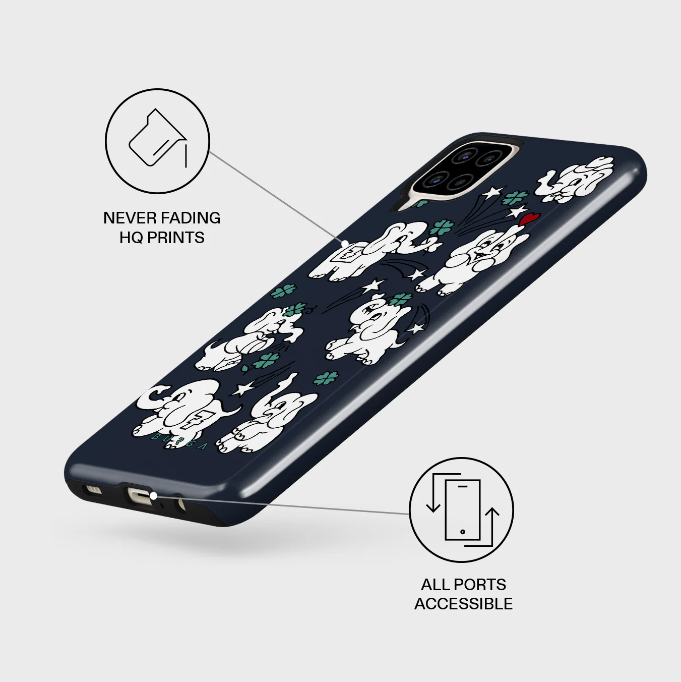 Think Big - Samsung Galaxy A12 4G Case - Image 3