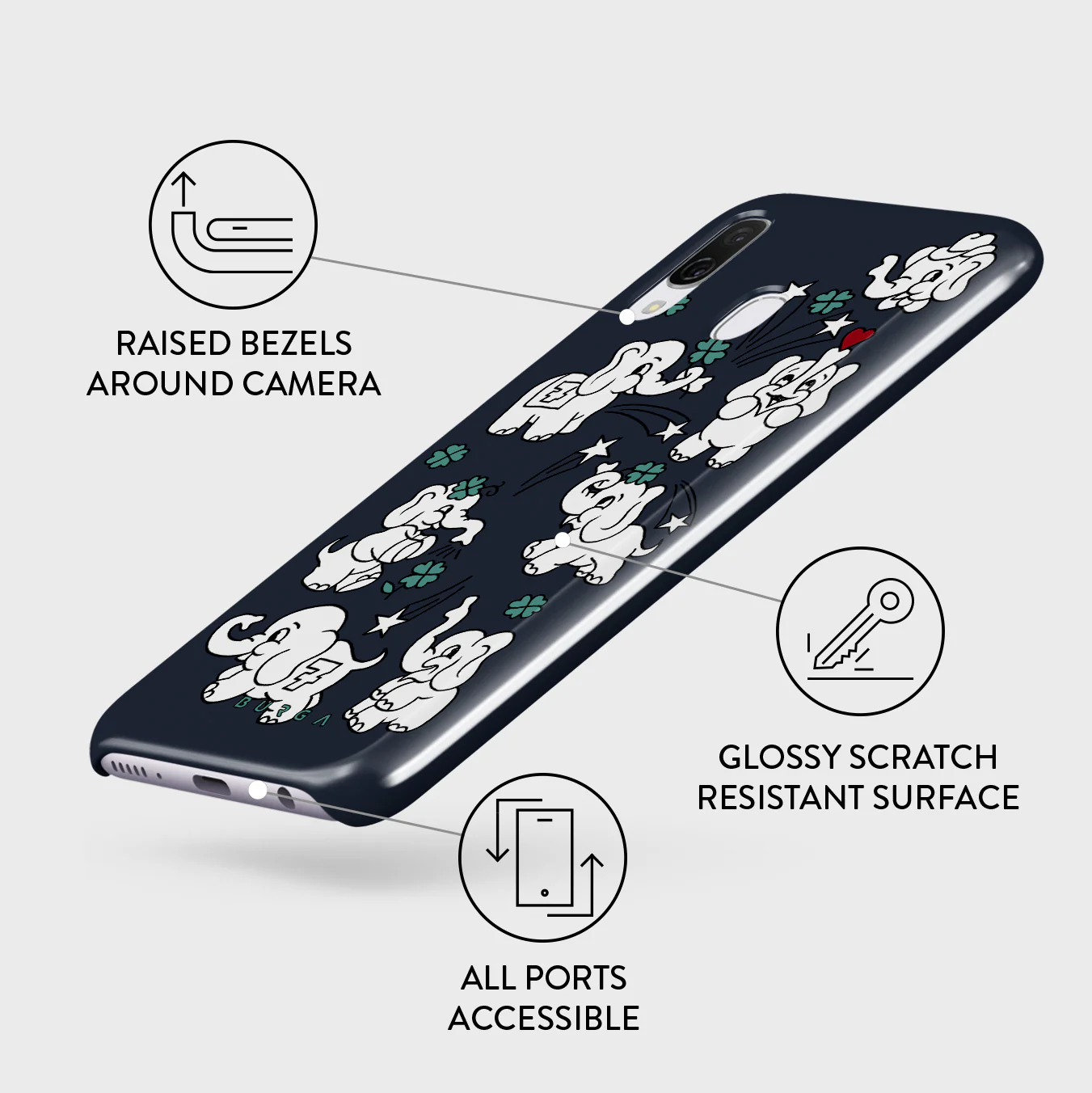 Think Big - Samsung Galaxy A40 Case - Image 3