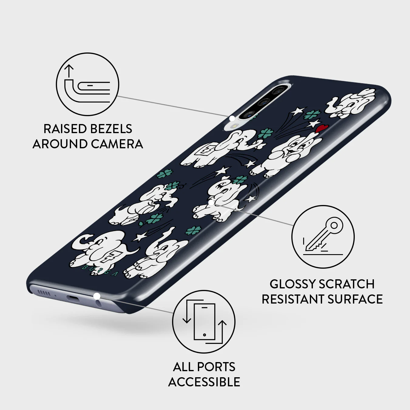 Think Big - Samsung Galaxy A50 Case - Image 3