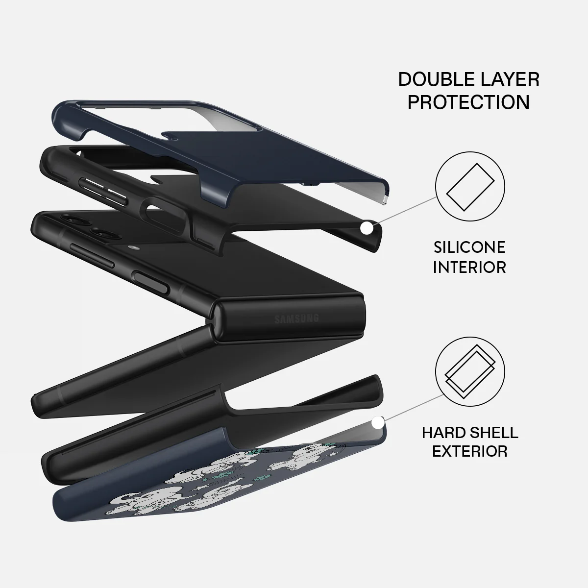 Think Big - Samsung Galaxy Z Flip 3 Case - Image 2