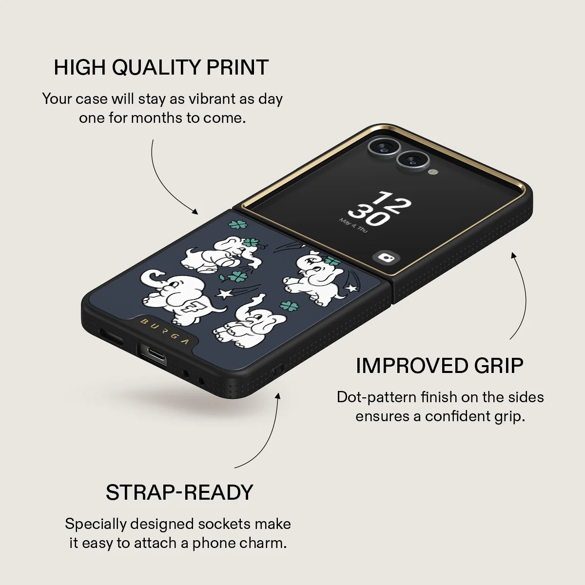 Think Big - Samsung Galaxy Z Flip 7 Case - Image 9