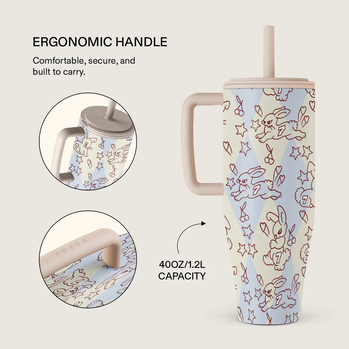 Triple Seven - All Day Leakproof Tumbler - Image 2