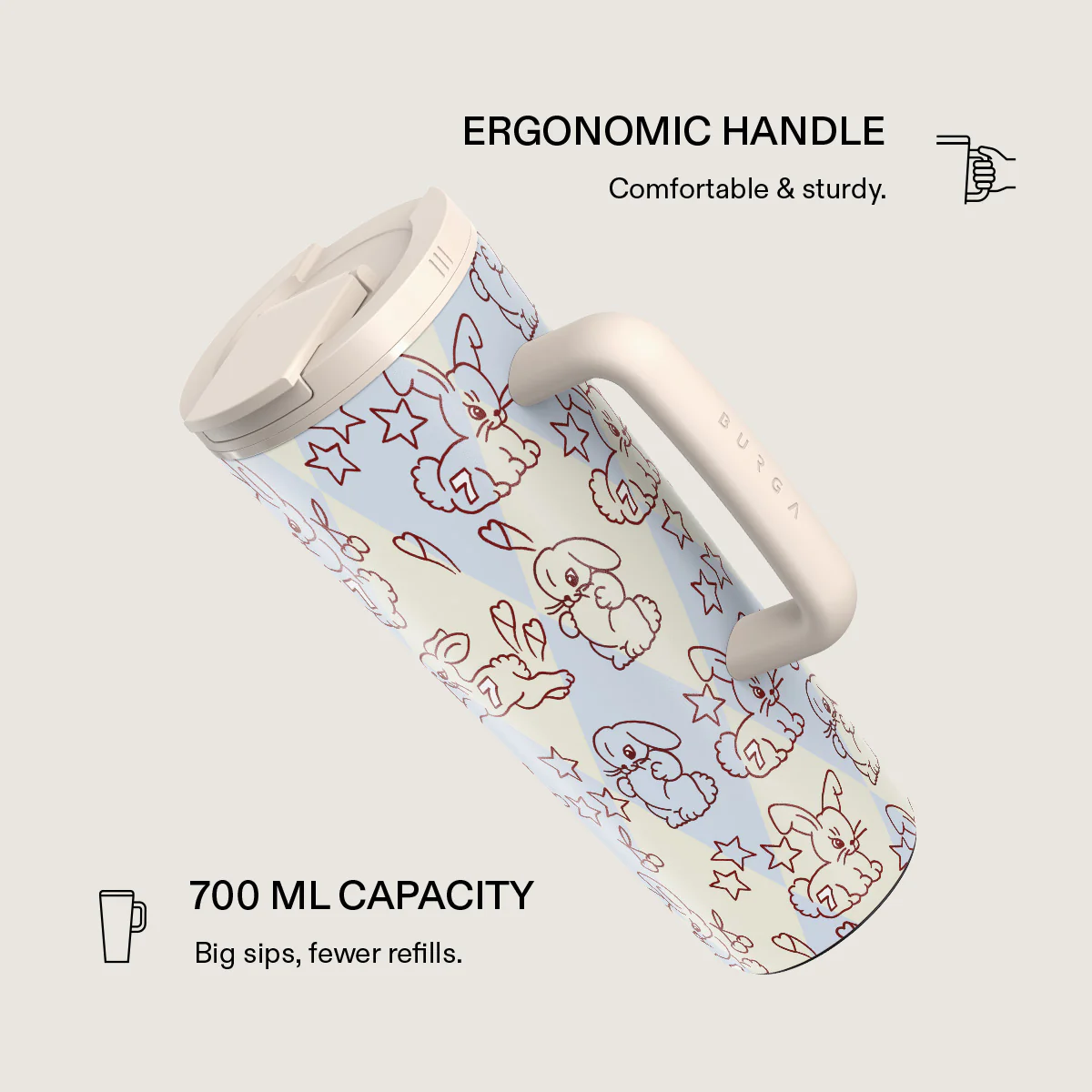 Triple Seven - EasyGrip Travel Mug - Image 2