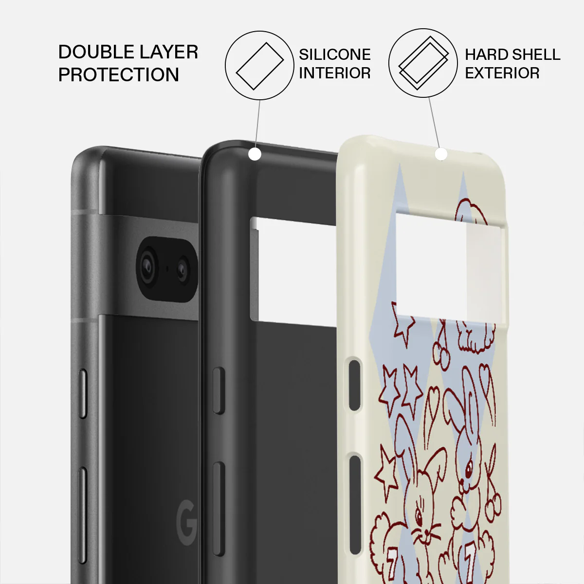 Triple Seven - Google Pixel 7a Case - Image 2