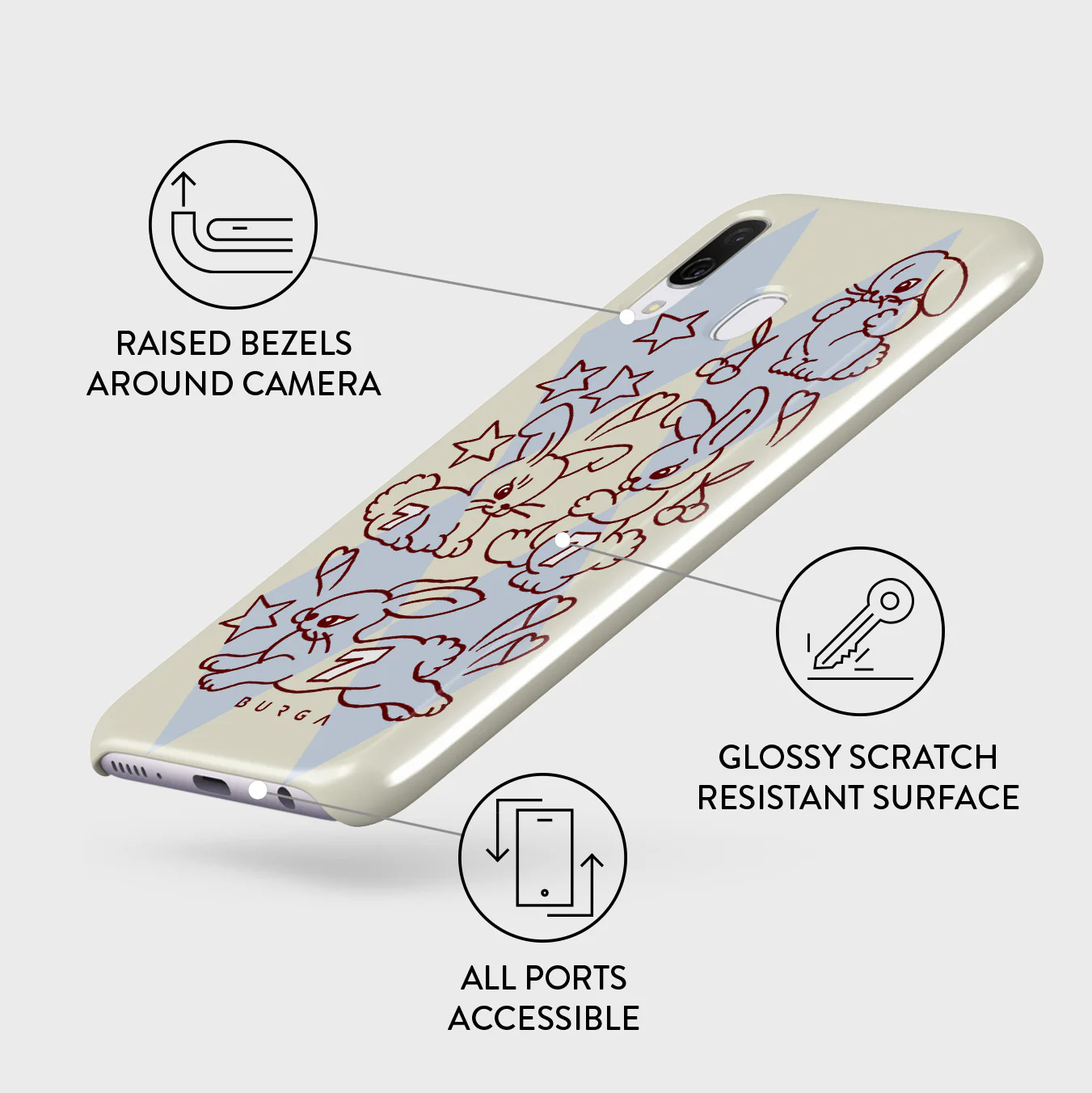 Triple Seven - Samsung Galaxy A40 Case - Image 3
