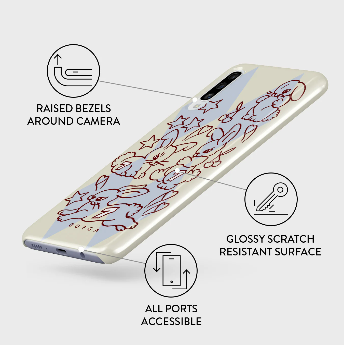 Triple Seven - Samsung Galaxy A50 Case - Image 3