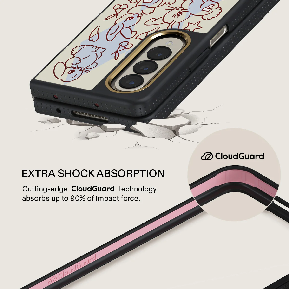 Triple Seven - Samsung Galaxy Z Fold 4 Case - Image 8
