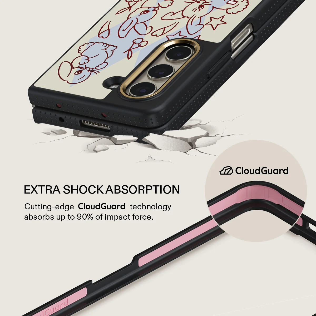 Triple Seven - Samsung Galaxy Z Fold 5 Case - Image 3