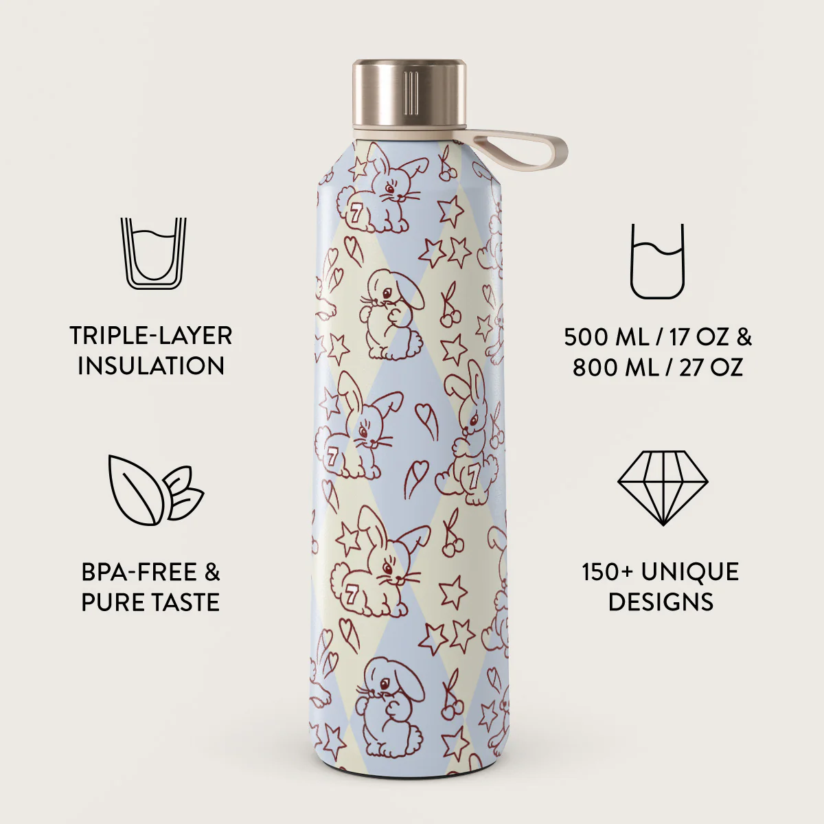 Triple Seven - Water Bottle - Image 3