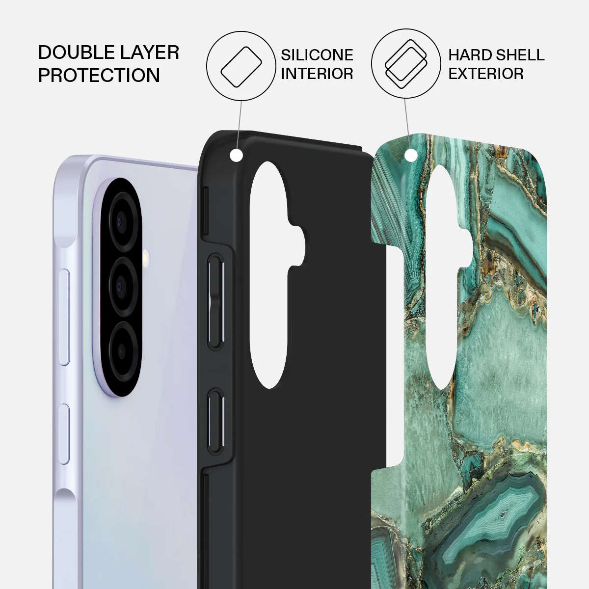 Ubud Jungle - Turquoise Samsung Galaxy A37 5G Case - Image 2