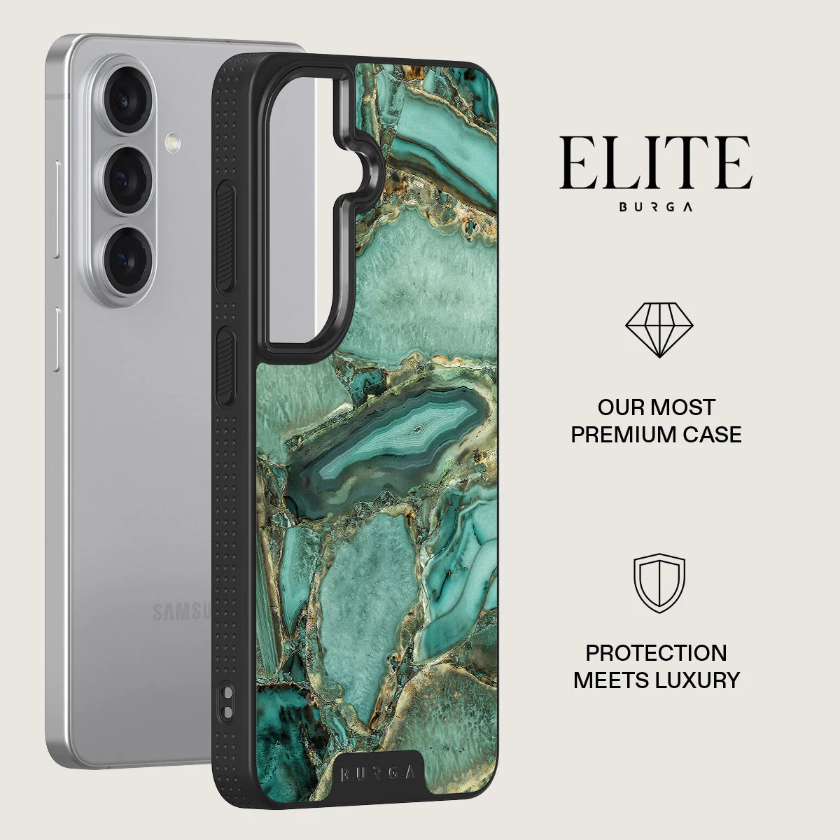 Ubud Jungle - Turquoise Samsung Galaxy S26 Case - Image 13