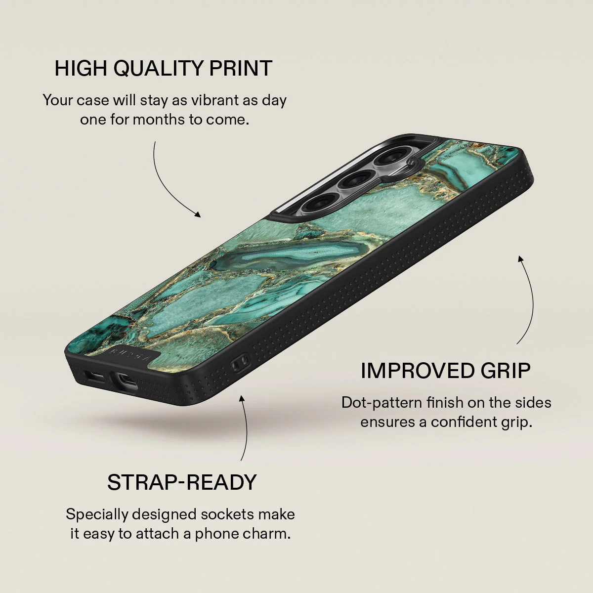 Ubud Jungle - Turquoise Samsung Galaxy S26 Case - Image 16
