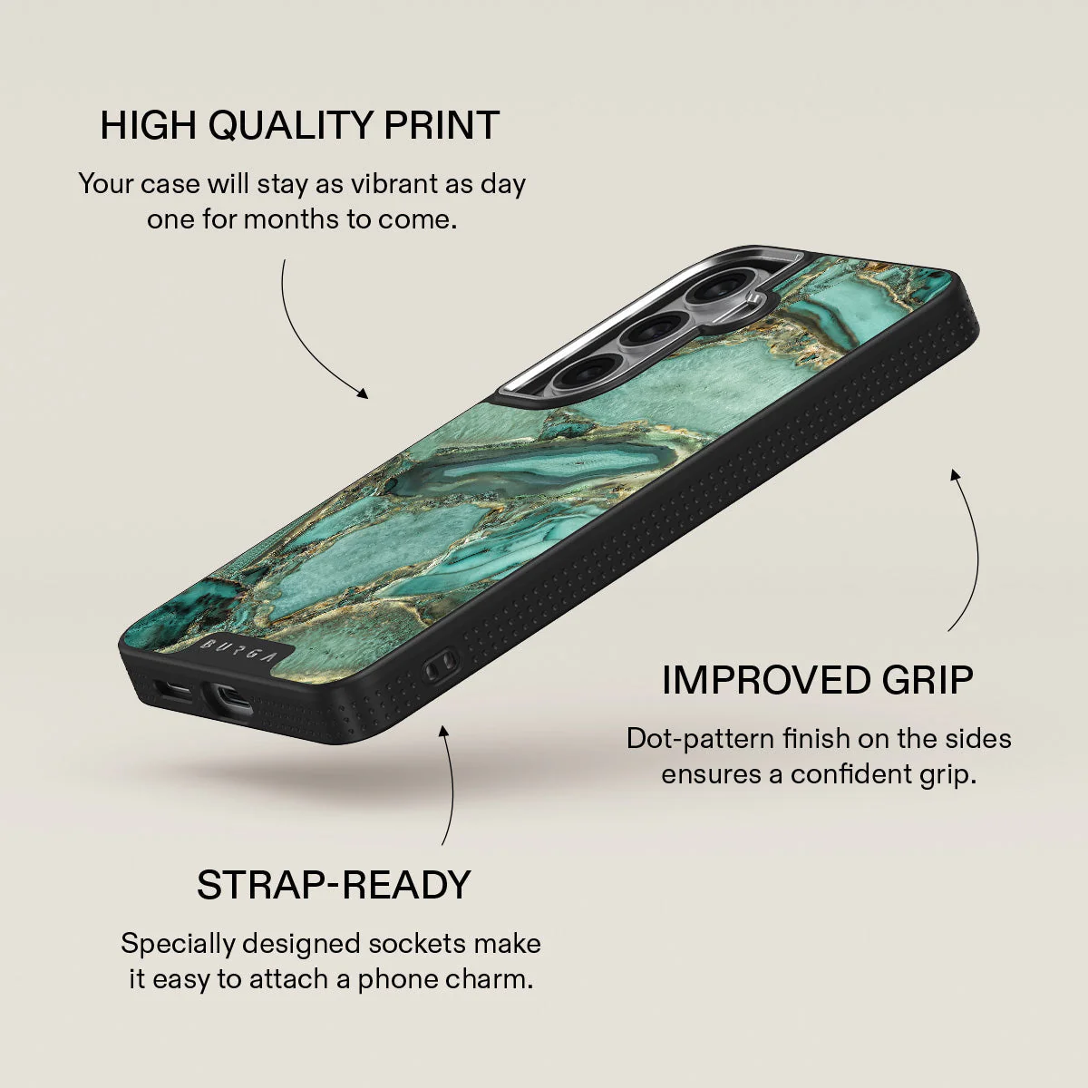 Ubud Jungle - Turquoise Samsung Galaxy S26 Case - Image 23