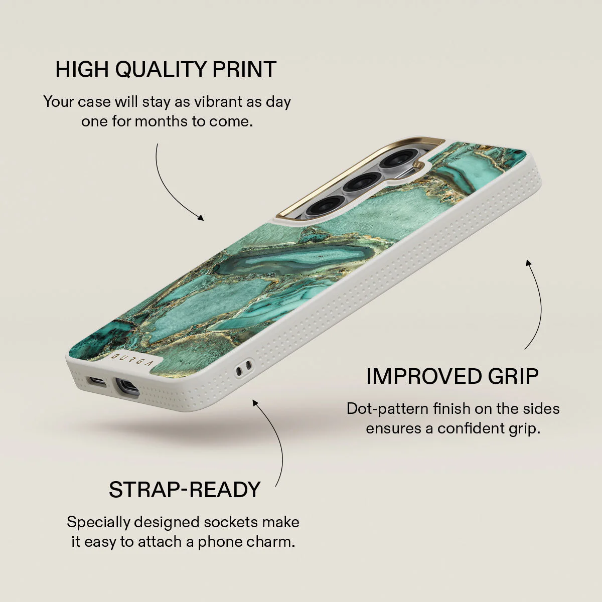 Ubud Jungle - Turquoise Samsung Galaxy S26 Case - Image 30