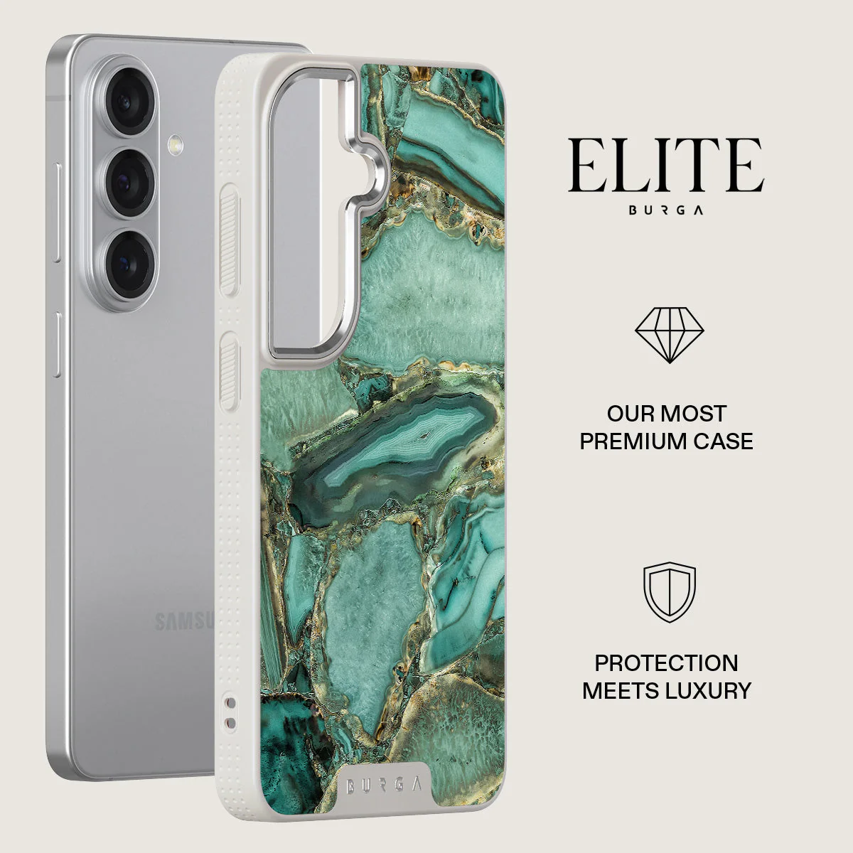 Ubud Jungle - Turquoise Samsung Galaxy S26 Case - Image 34