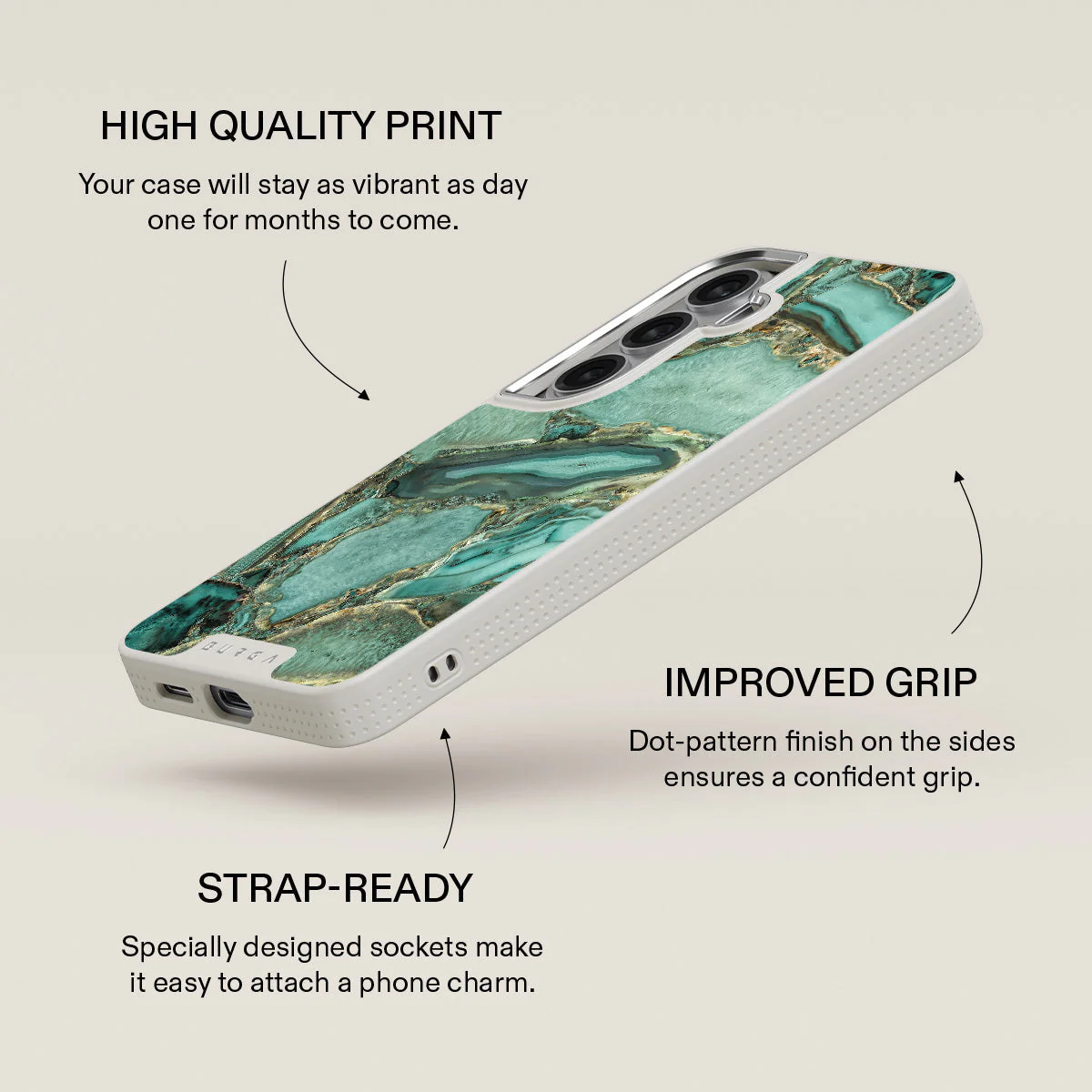 Ubud Jungle - Turquoise Samsung Galaxy S26 Case - Image 37