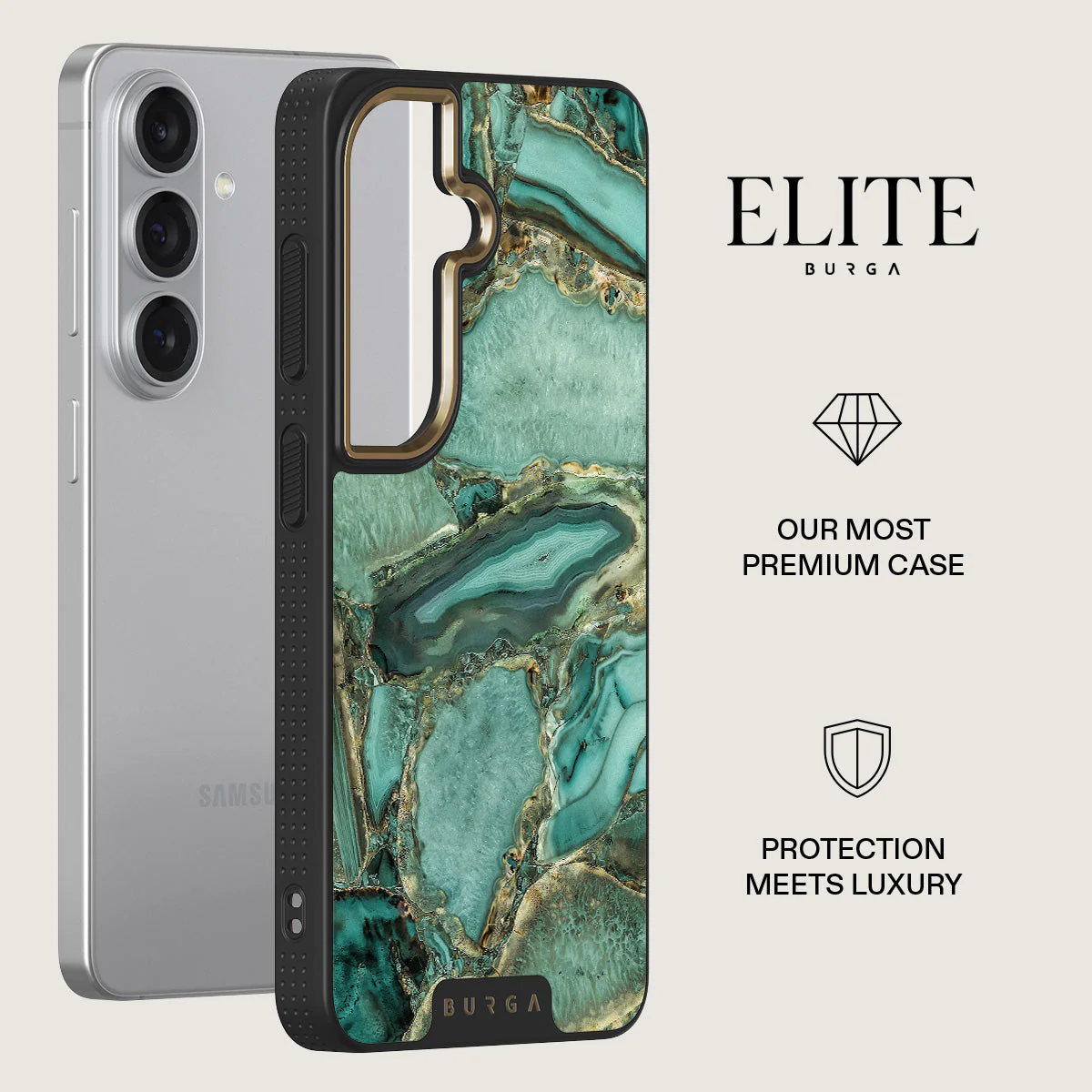 Ubud Jungle - Turquoise Samsung Galaxy S26 Case - Image 6