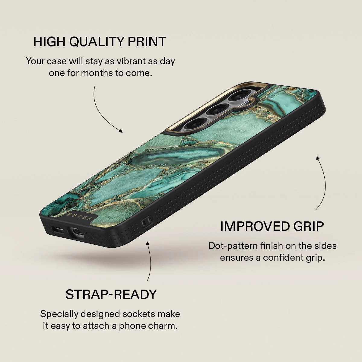 Ubud Jungle - Turquoise Samsung Galaxy S26 Plus Case - Image 9