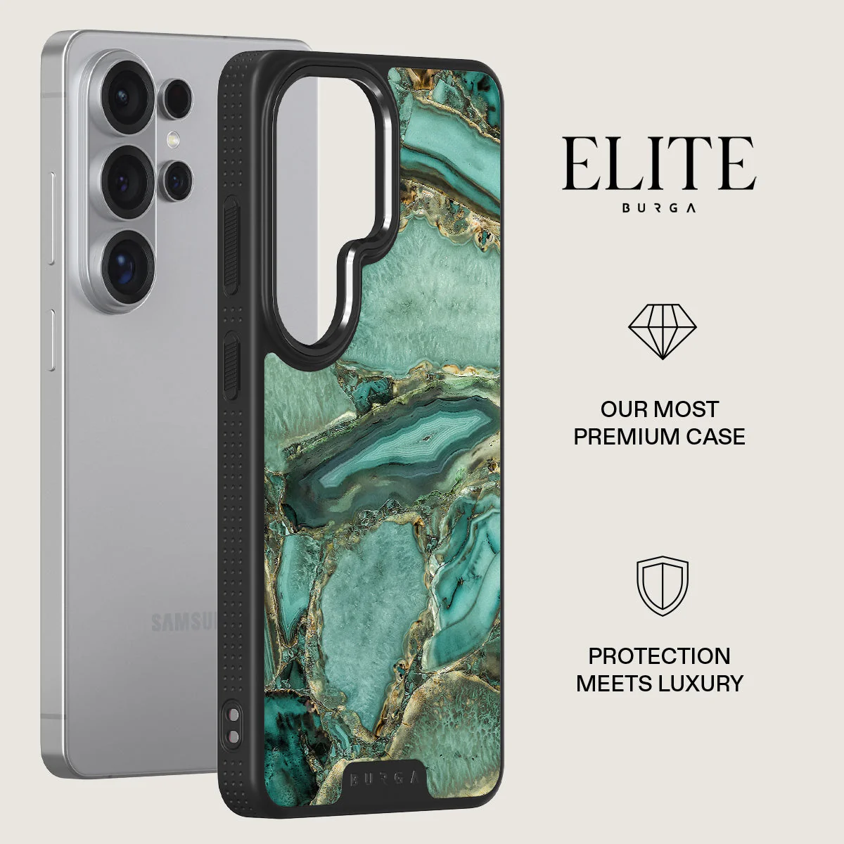 Ubud Jungle - Turquoise Samsung Galaxy S26 Ultra Case - Image 13