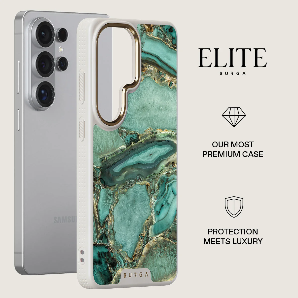 Ubud Jungle - Turquoise Samsung Galaxy S26 Ultra Case - Image 27