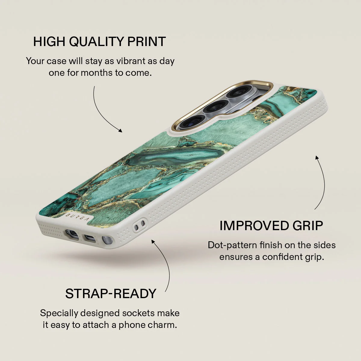 Ubud Jungle - Turquoise Samsung Galaxy S26 Ultra Case - Image 30