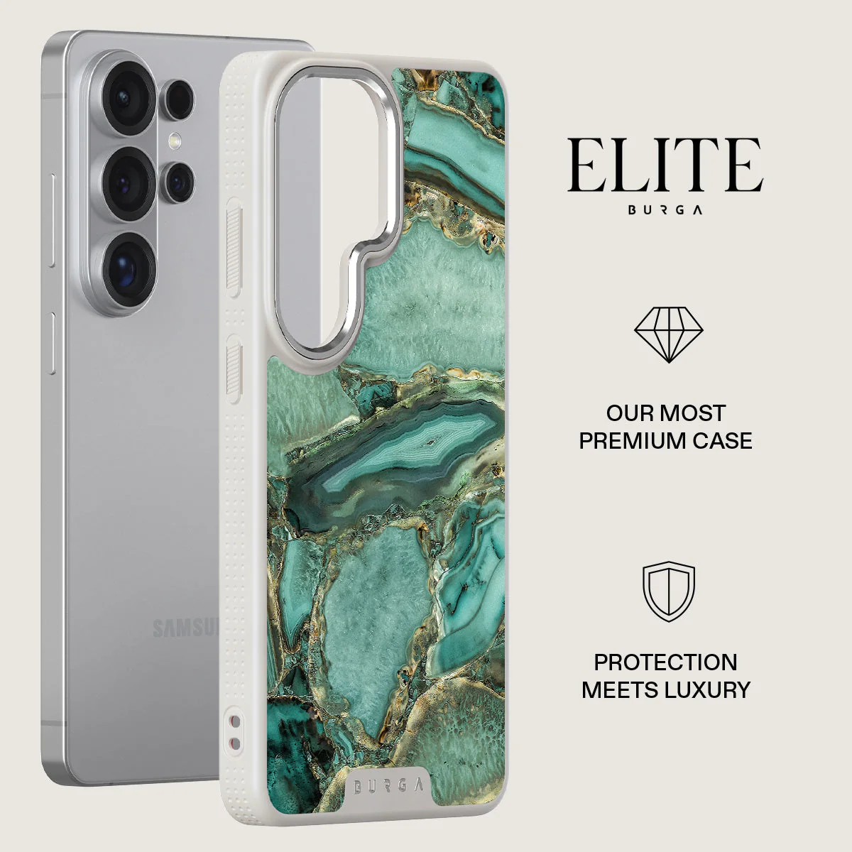 Ubud Jungle - Turquoise Samsung Galaxy S26 Ultra Case - Image 34