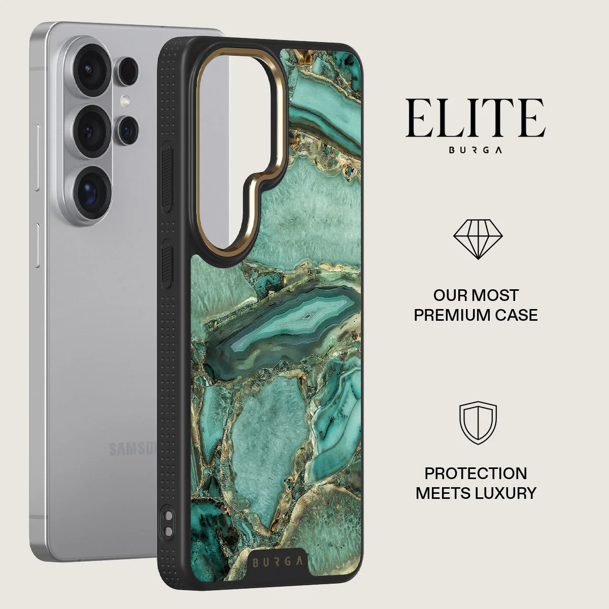 Ubud Jungle - Turquoise Samsung Galaxy S26 Ultra Case - Image 6