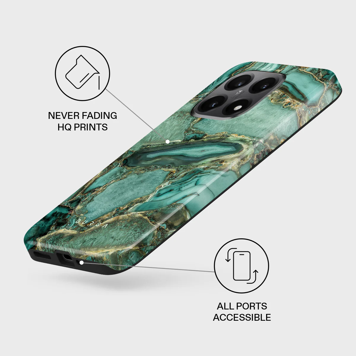 Ubud Jungle - Turquoise Xiaomi 15T Case - Image 3