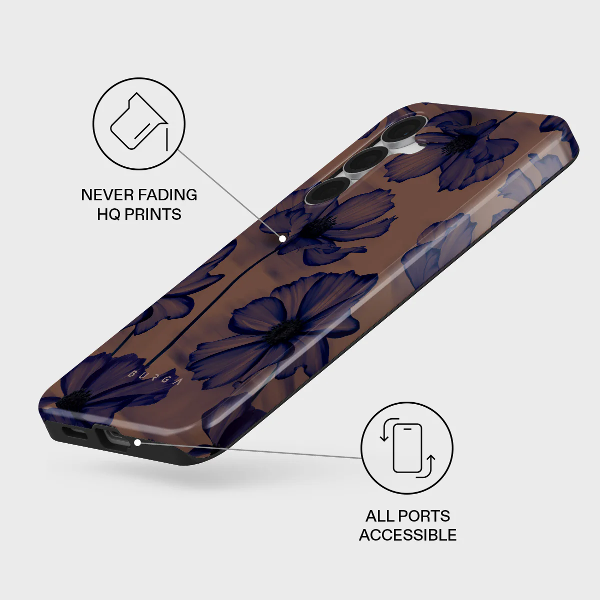 Velvet Night - Samsung Galaxy S25 FE Case - Image 3