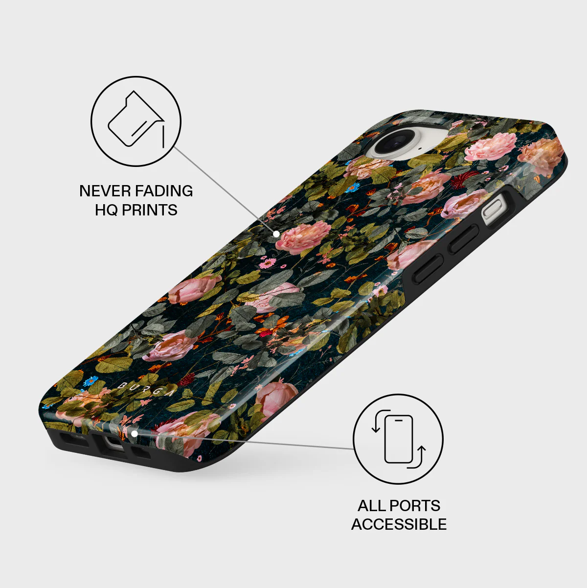 Bloomy Garden - Vintage iPhone 17e Case - Image 3