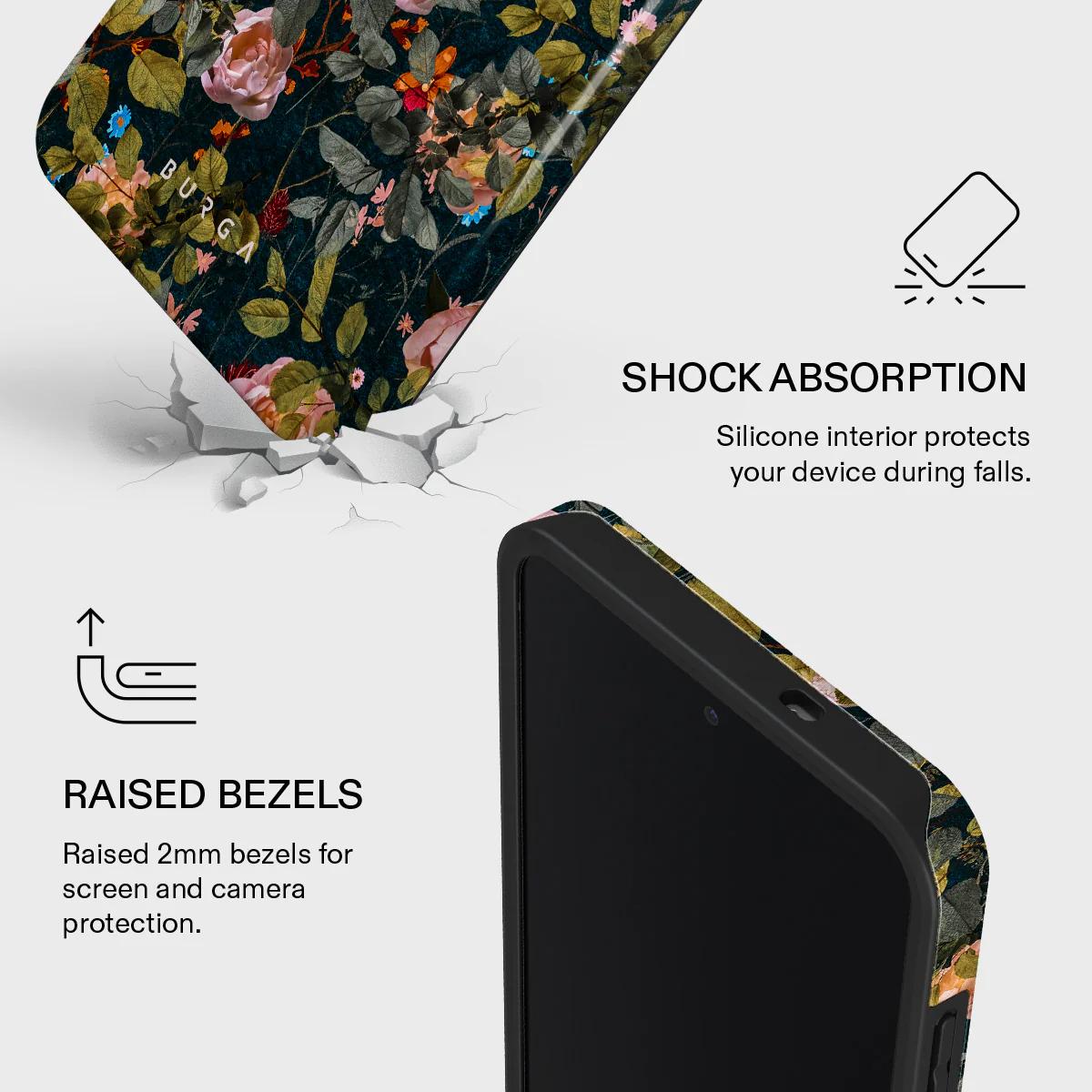 Bloomy Garden - Vintage Samsung Galaxy S25 FE Case - Image 4