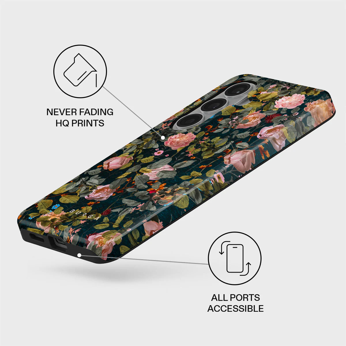 Bloomy Garden - Vintage Samsung Galaxy S26 Case - Image 3