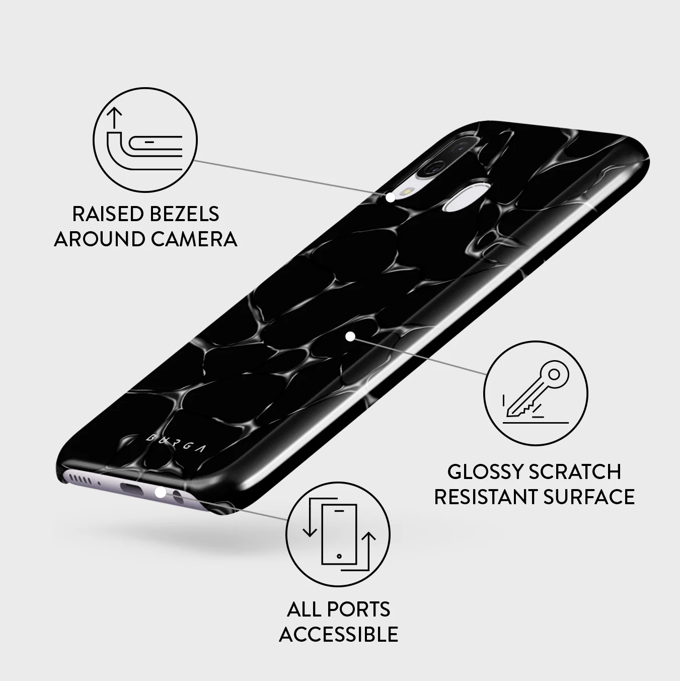 Void - Samsung Galaxy A40 Case - Image 3