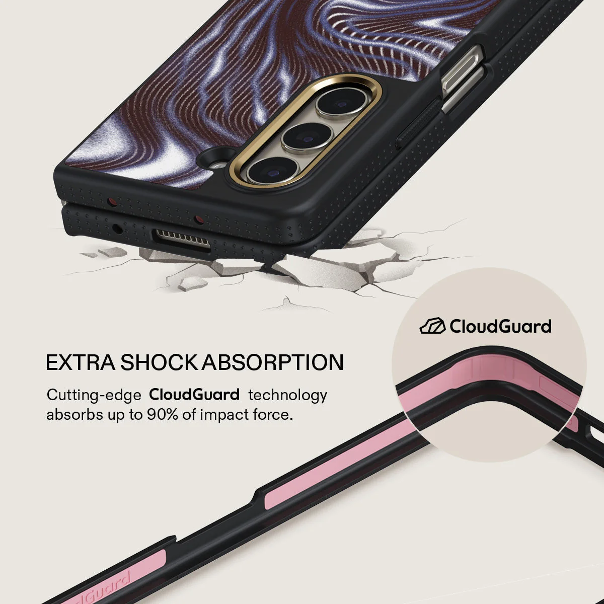 Vortex - Samsung Galaxy Z Fold 5 Case - Image 3