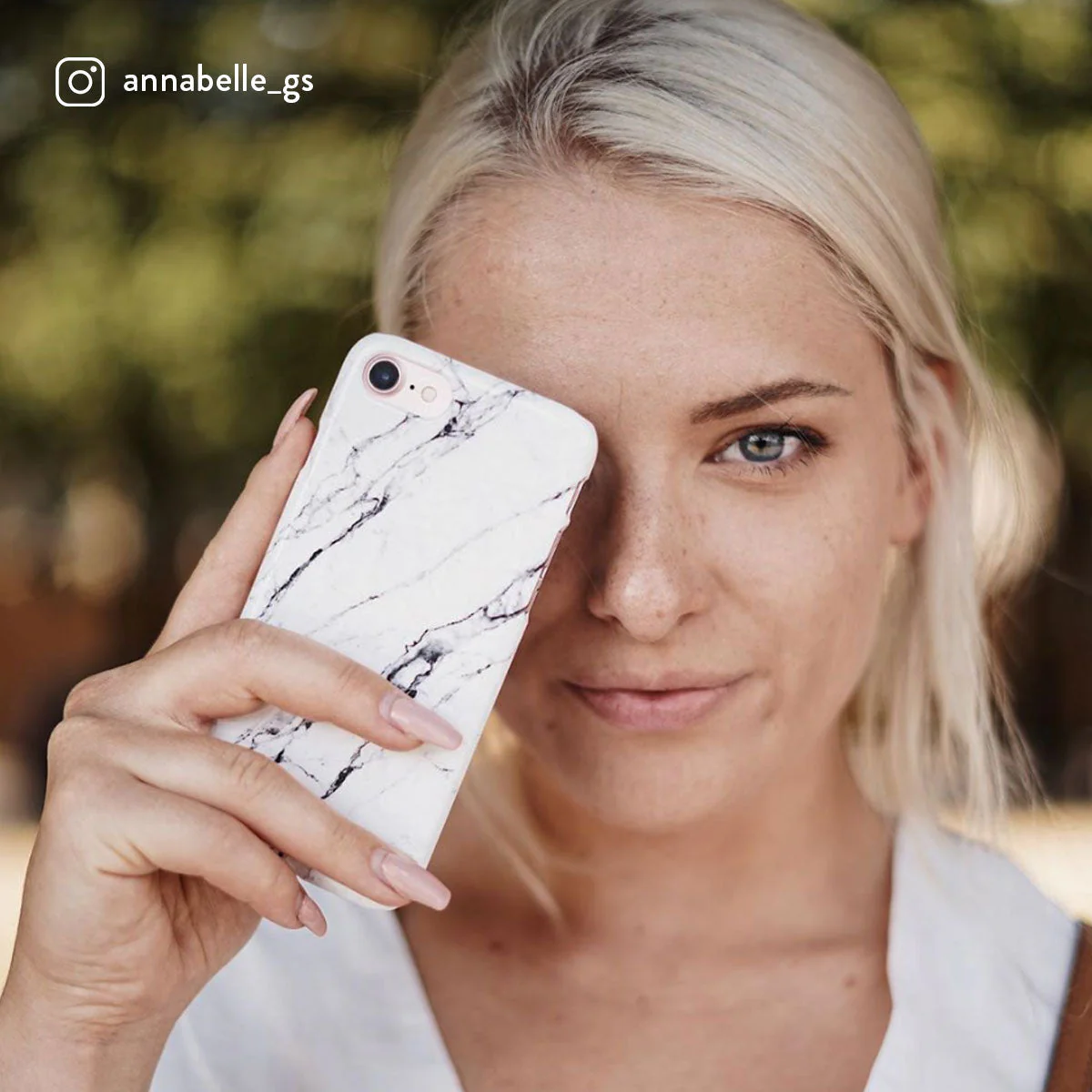 Satin White - Marble Samsung Galaxy S26 Case - Image 46