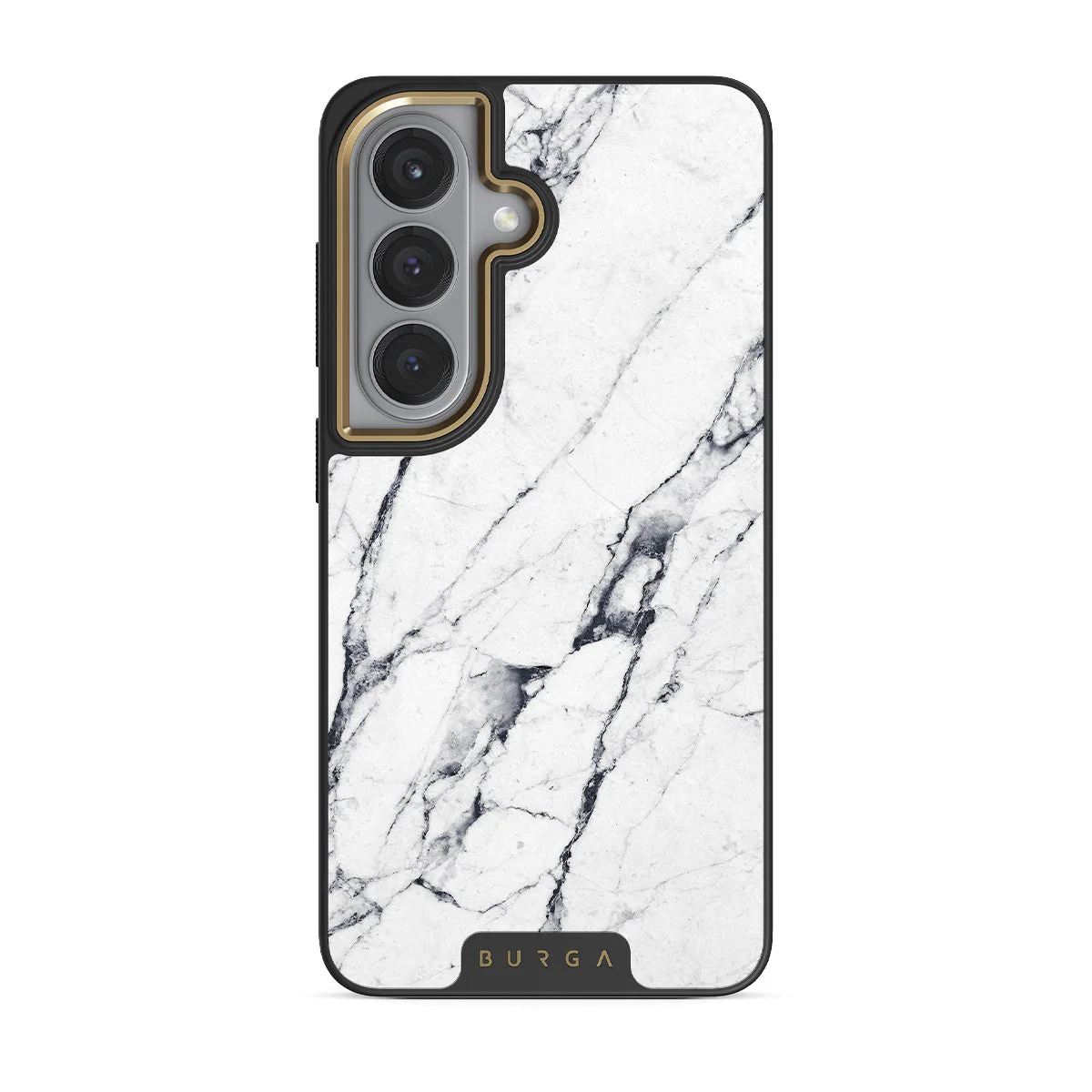 Satin White - Marble Samsung Galaxy S26 Case - Image 5