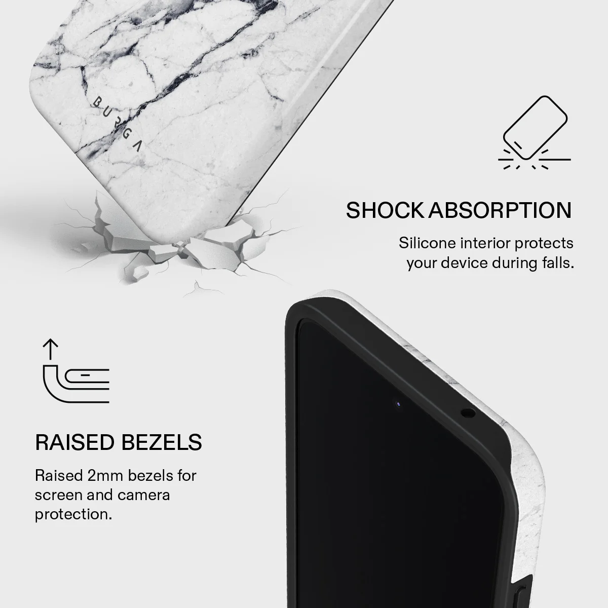 Satin White - Marble Xiaomi 15T Case - Image 4
