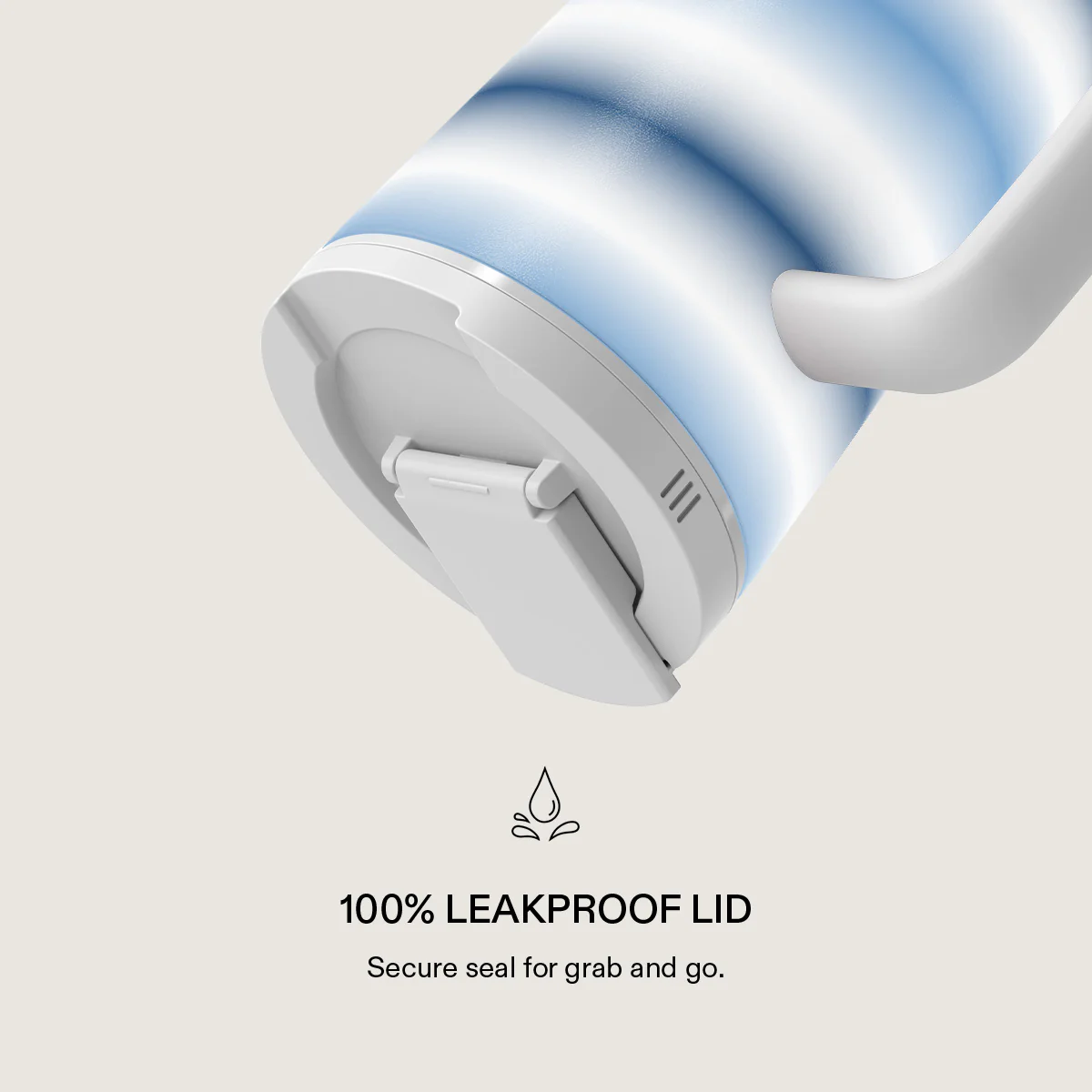 White Noise - EasyGrip Travel Mug - Image 3