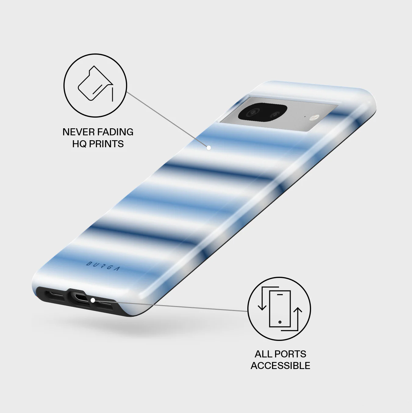White Noise - Google Pixel 7a Case - Image 3