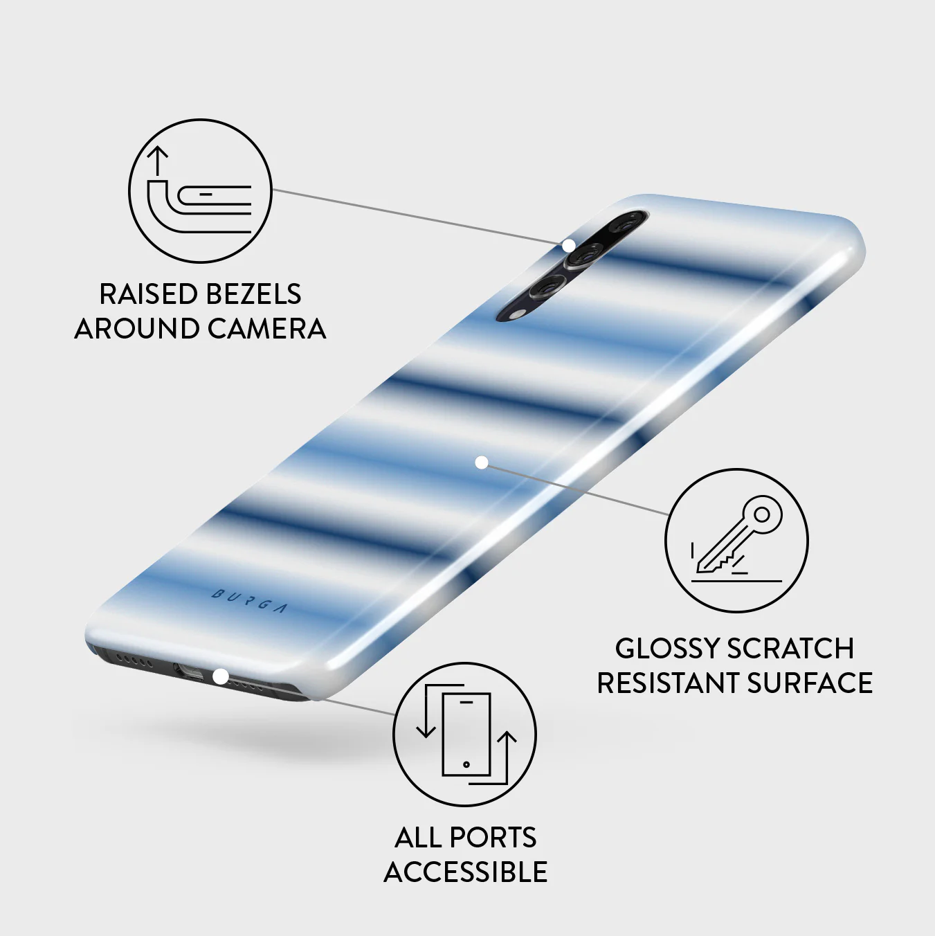 White Noise - Huawei P20 Case - Image 3