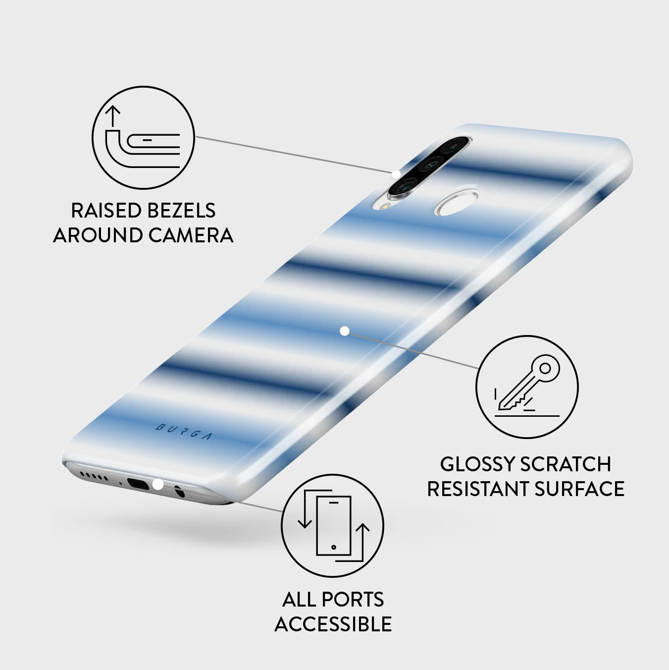 White Noise - Huawei P30 Lite Case - Image 3