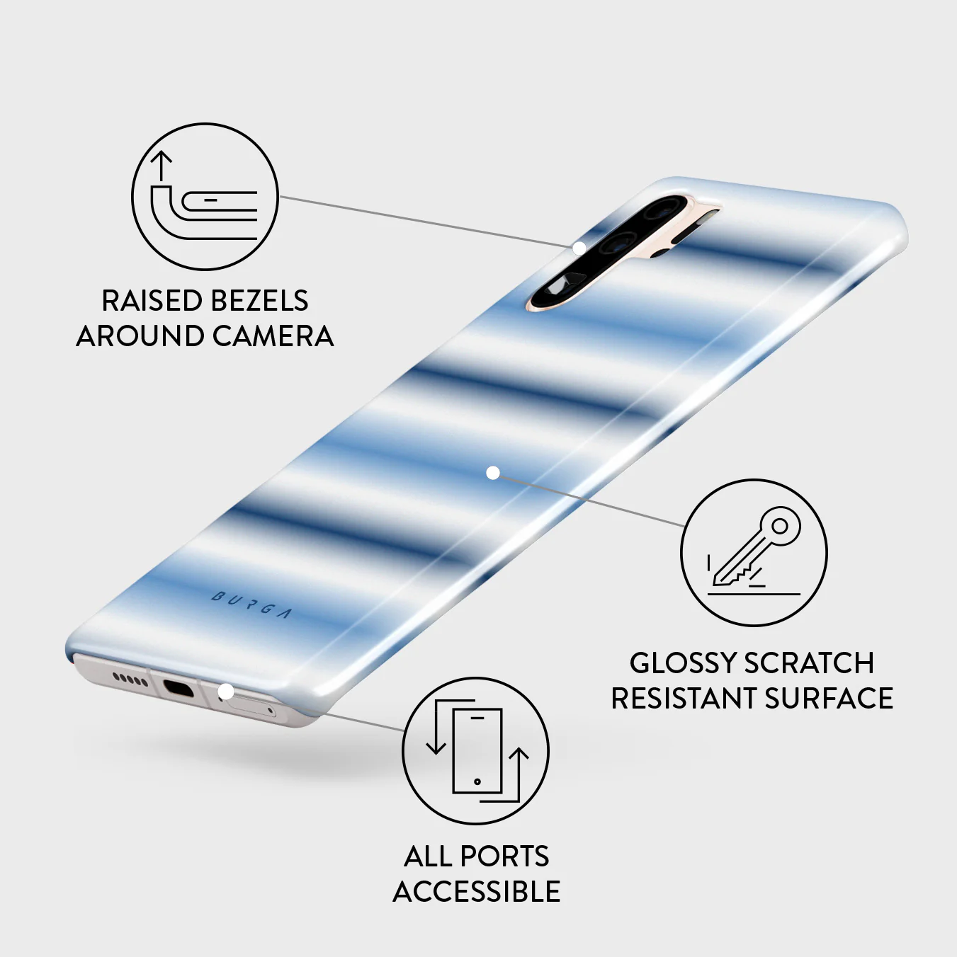 White Noise - Huawei P30 Pro Case - Image 3