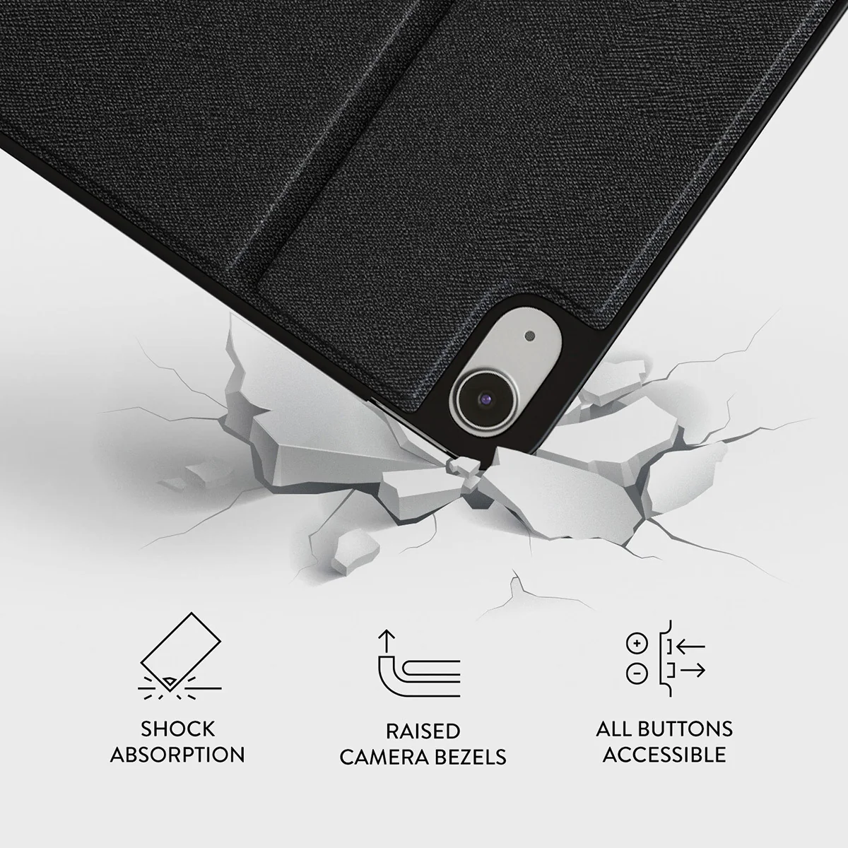 White Noise - iPad Air 10.9 (5th/4th Gen) Case - Image 4